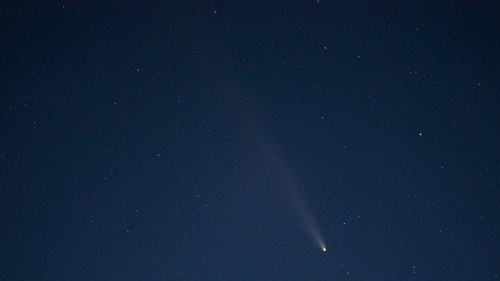 Komet und Supervollmond