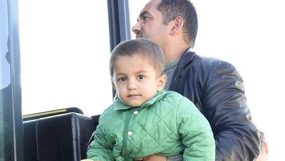 Bilder von Flüchtlingen am 12.9.15