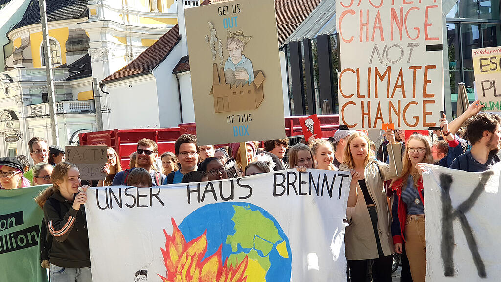 KLima, Streik, Demo, Linz, Fridays for future
