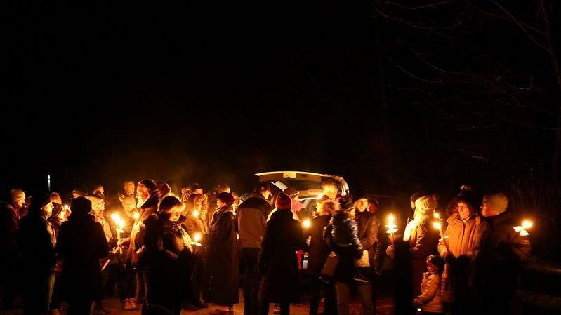 Fackelwanderung am Teufelsgraben