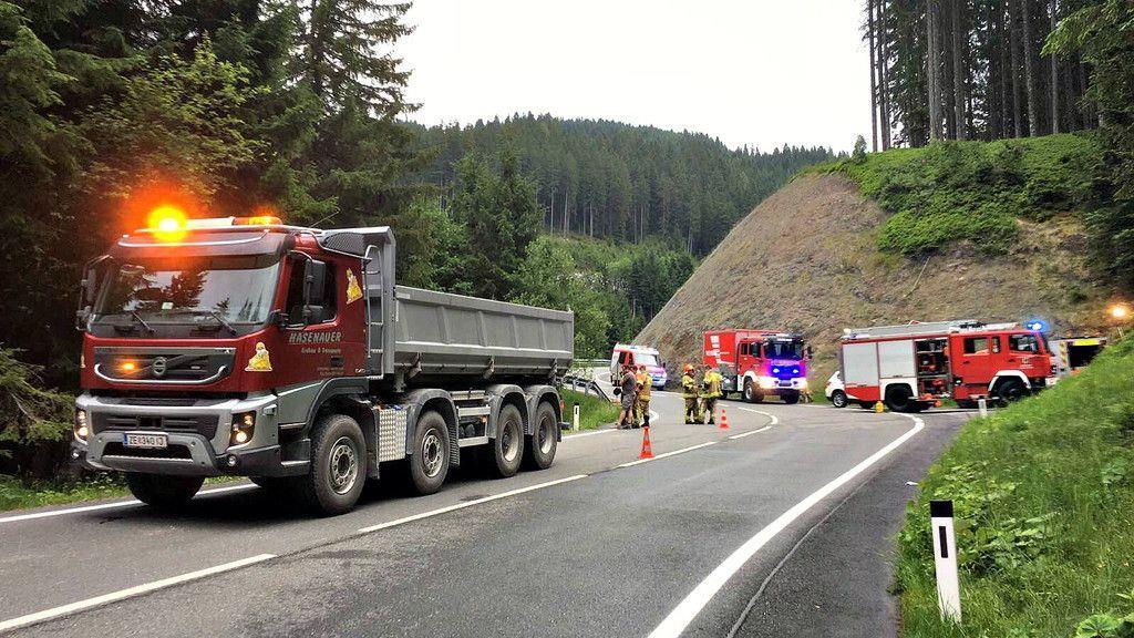 Fahrzeugbrand am Hochkönig