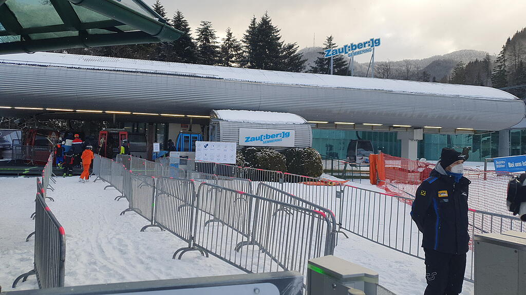 Sperrgitter am Semmering