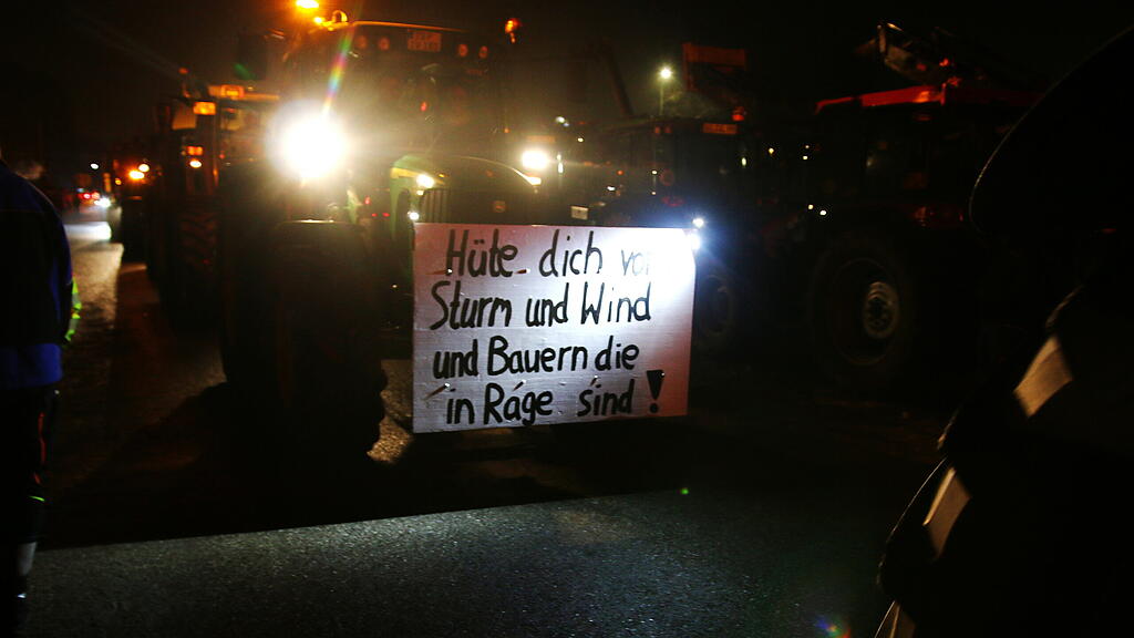 Bauernproteste, Demonstration in Bad Reichenhall