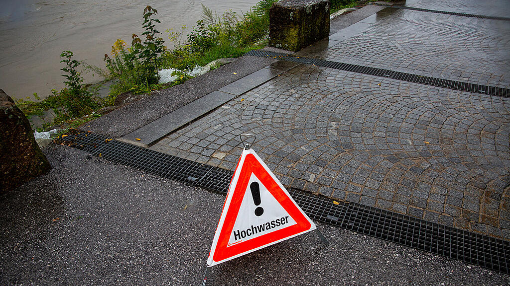 Oberndorf, Salzach, Hochwasser