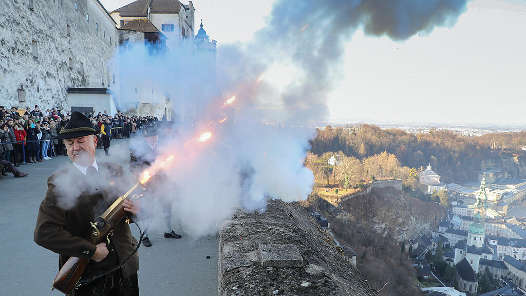 Christkindlanschießen auf der Festung