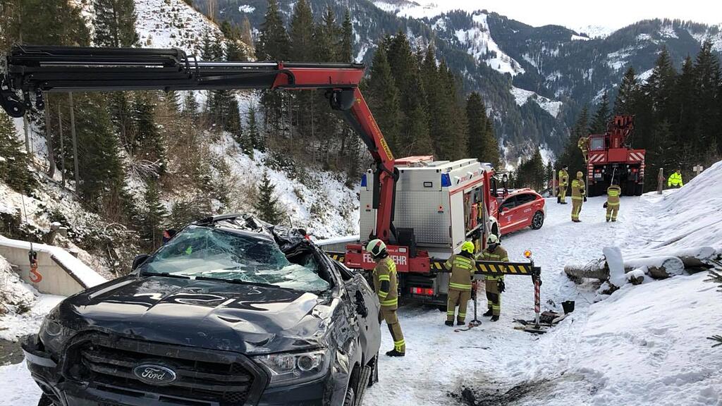 Fahrzeugabsturz Großarl