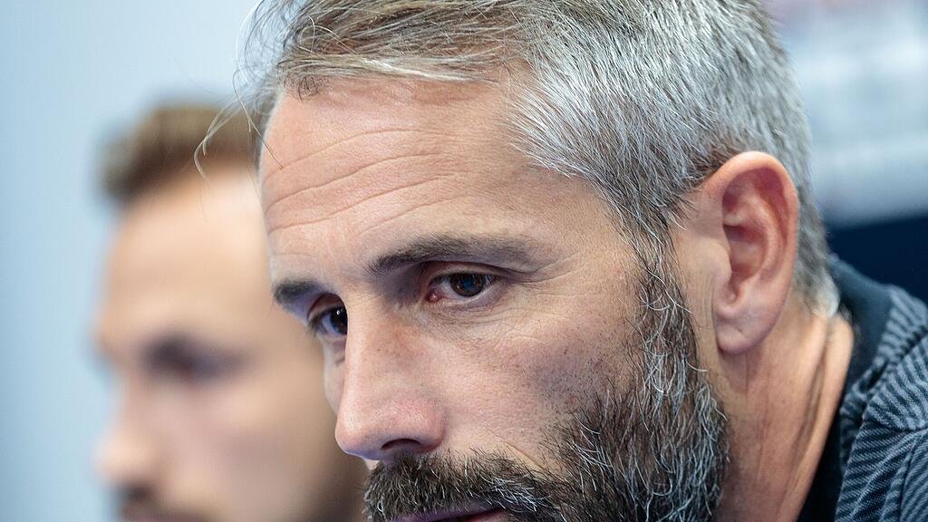 Salzburg-Trainer Marco Rose weiß vor dem Rückspiel am Donnerstag in Salzburg um die exzellente Ausgangsposition.
