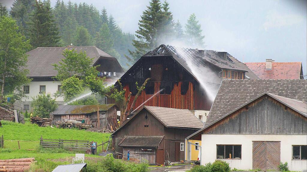 Brand Bauernhaus, St. Michael