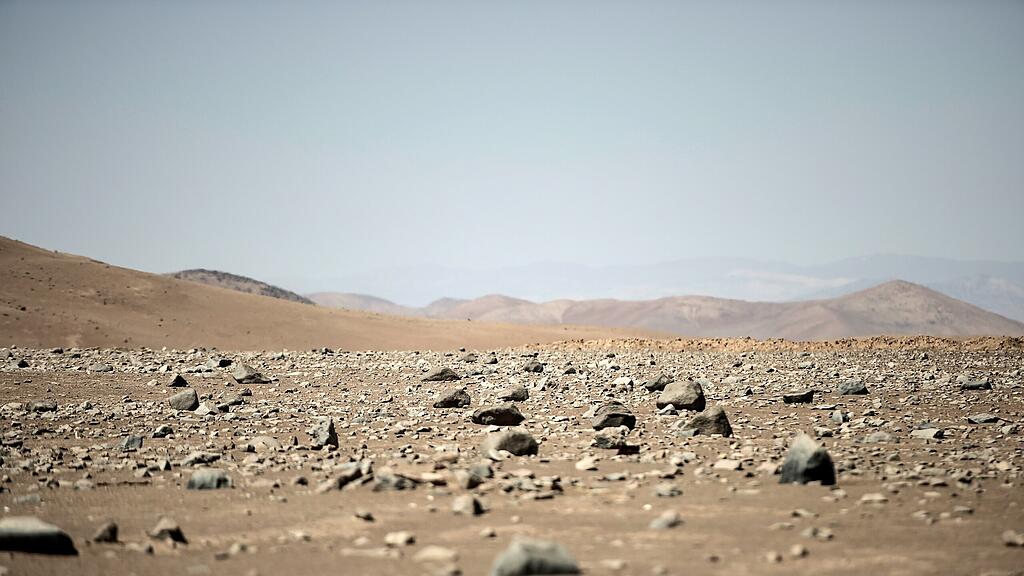 Die Atacama Wüste bei Yungay in Peru gilt als trockenstes Gebiet der Erde und den Verhältnissen am Mars ähnlich.