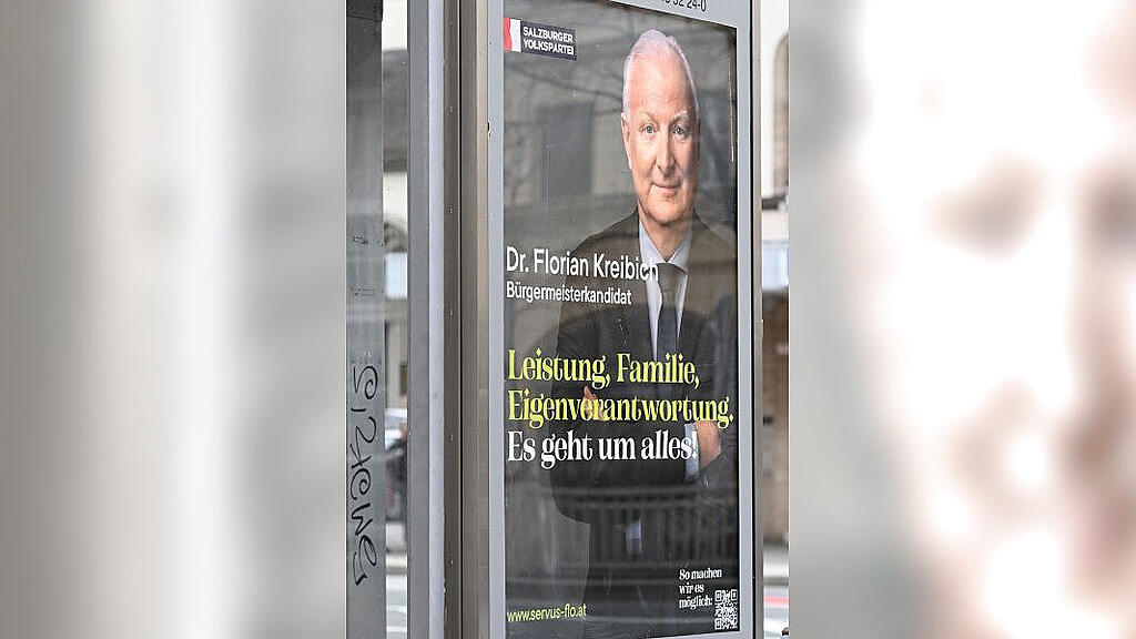 Gemeindewahl: Wahlplakate in Salzburg-Stadt