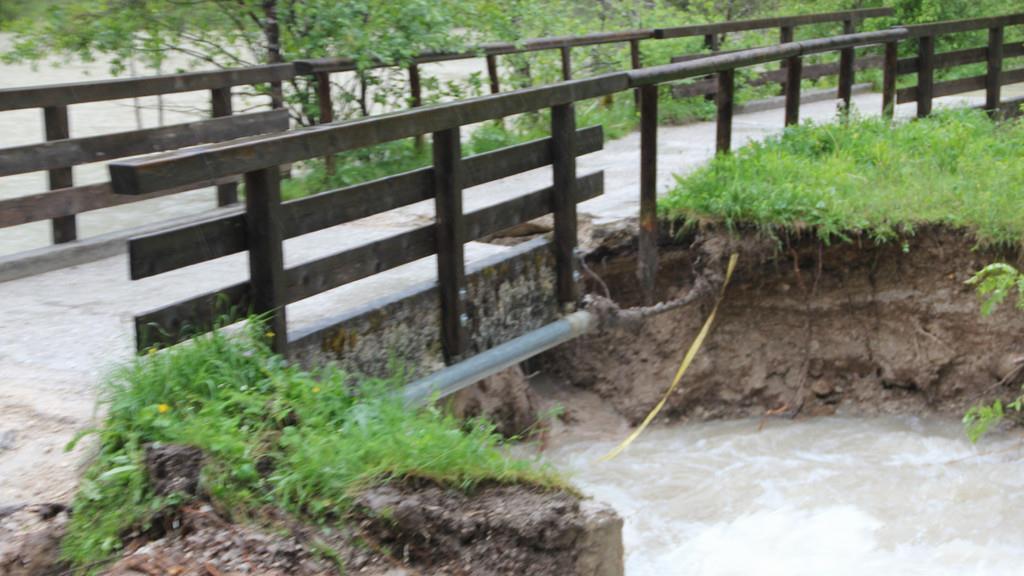 Hochwasser in Hintersee (BGL)