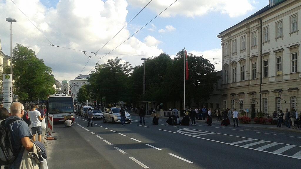 Manch einem war vor allem die Verkehrsbehinderung durch den Protest ein Dorn im Auge.