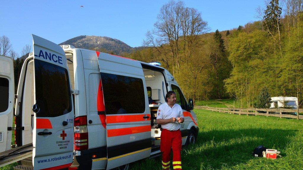 Paragleiter-Abstrurz in Aigen