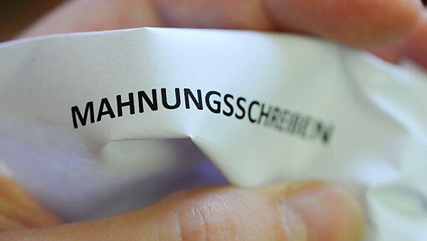 Zahl der unbezahlten Rechnungen nahm zu