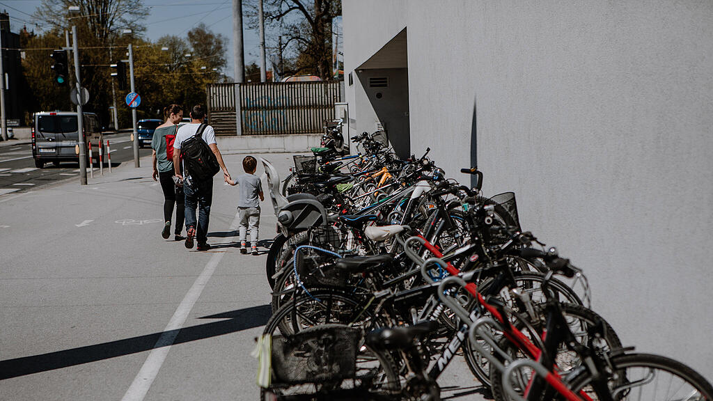 SB, Fahrrad, Fahrradständer