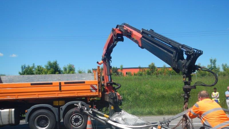 Lkw-Crash auf A1