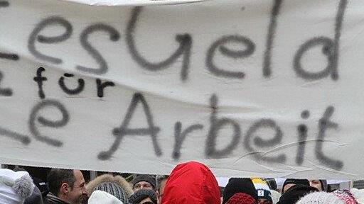 Protestmarsch zum Chiemseehof