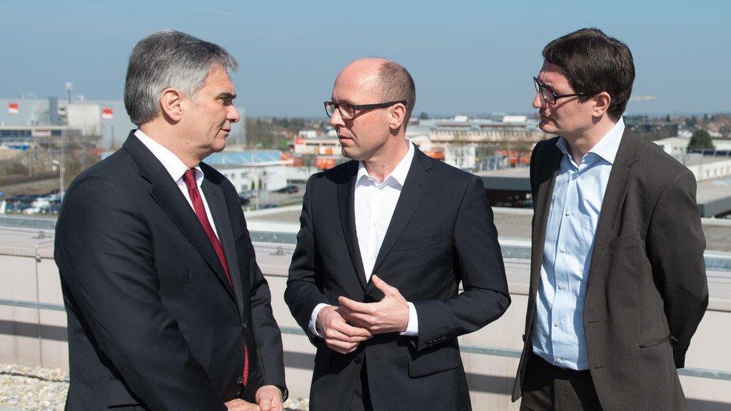 Bundeskanzler und Vizekanzler auf Ländle-Besuch