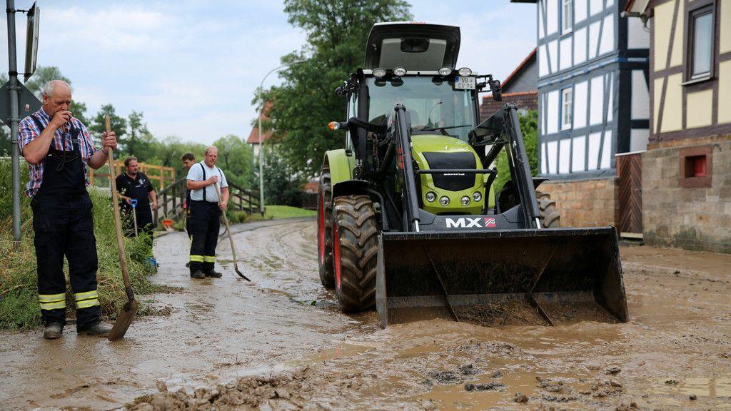 Schwere Unwetter über Deutschland