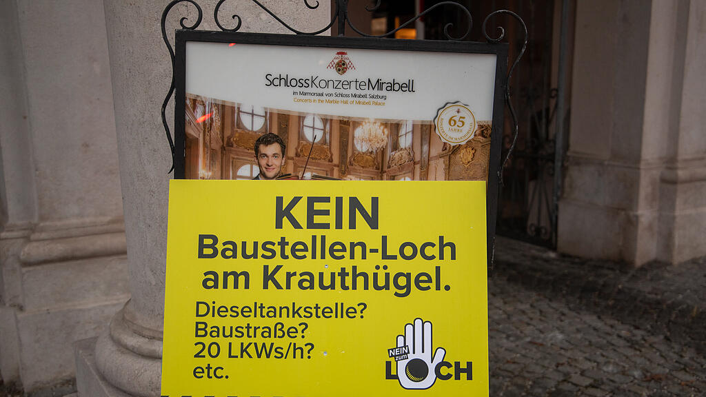 Protest gegen Ausbau der M\u00f6nchsberggarage