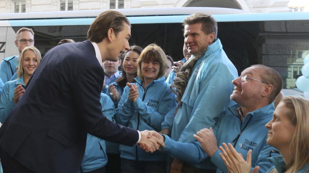 Sebastian Kurz startet ins Wahlkampffinale