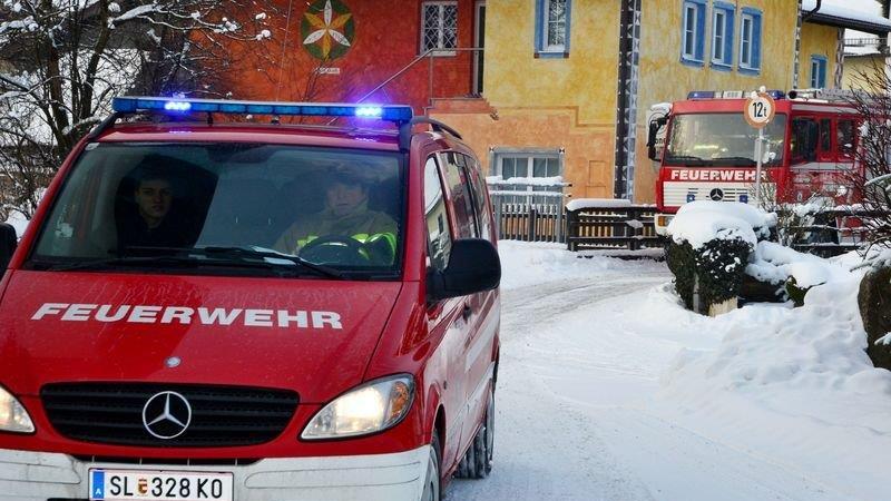 Jugendfeuerwehrübung in Grödig
