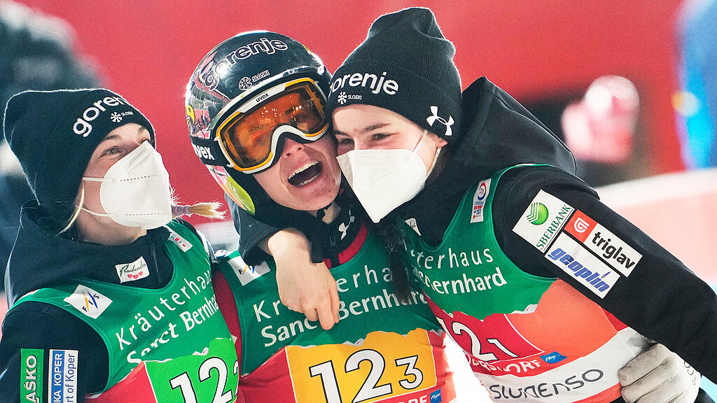 Skispringen, Teambewerb, Gold,