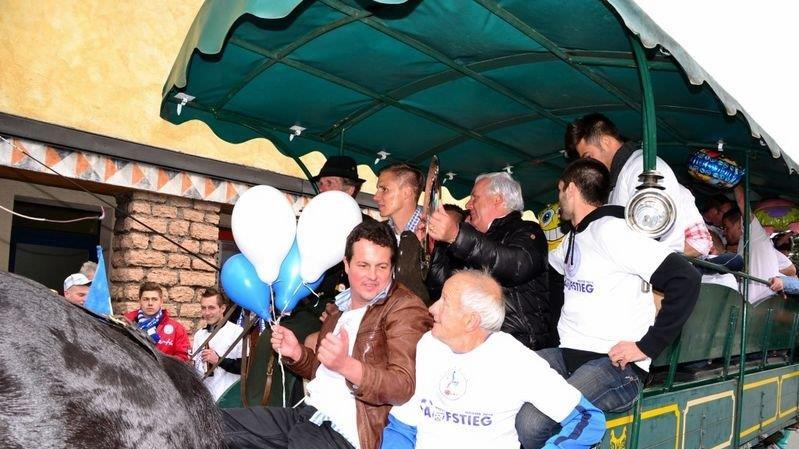 Aufstiegsparty in Grödig