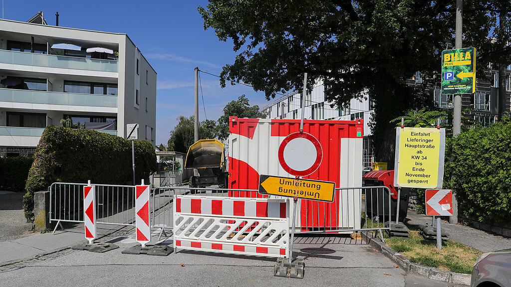 Baustelle Münchner Bundesstraße