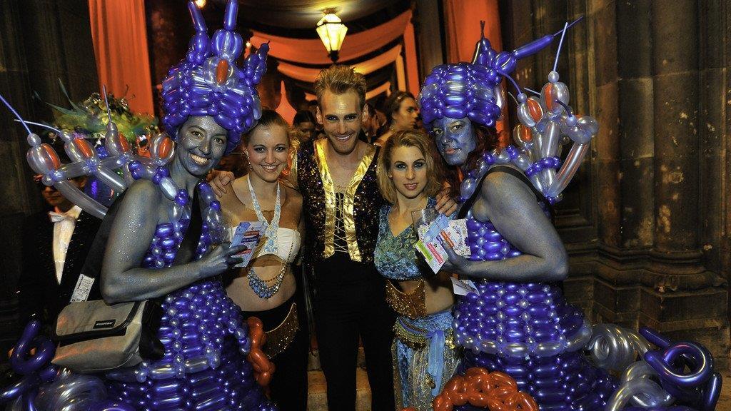 Beim Life Ball im Rathaus