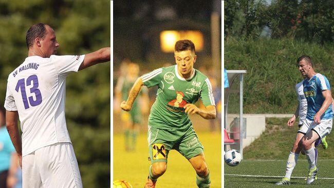 Salzburger Liga: Stockinger (li.), Karibasic (Mitte) und Bergmüller (re.) flogen aus dem Kader.