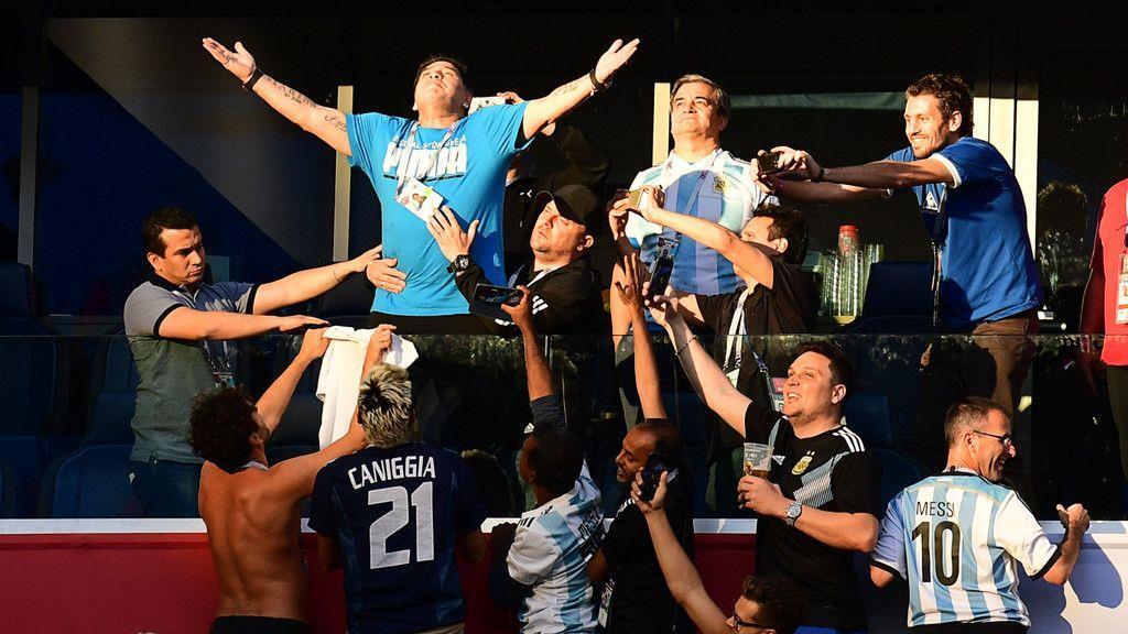 Maradona bei der WM 2018