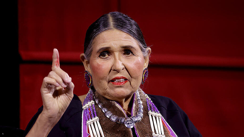 Sacheen Littlefeather bei einem Auftritt vor zwei Wochen in L.A.