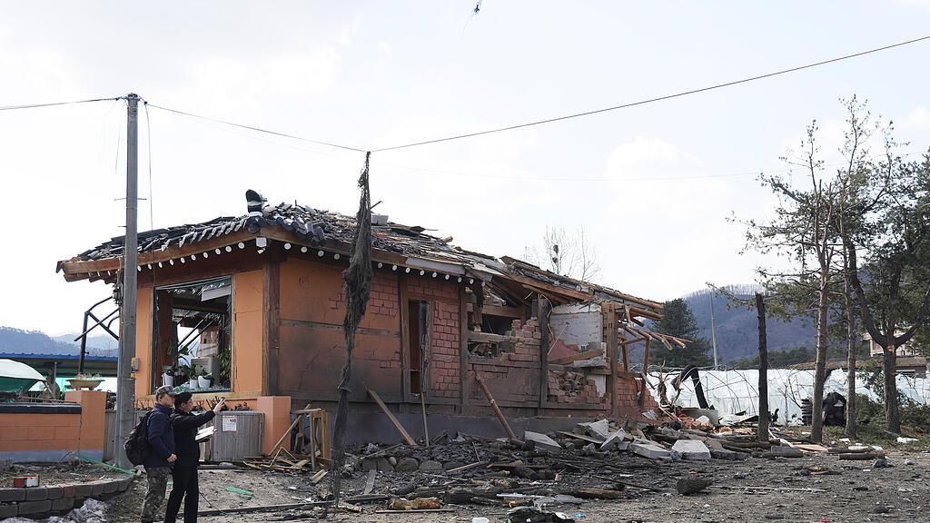 Südkorea militärübung Bomben