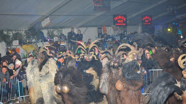 Krampus-Auflauf in St. Johann