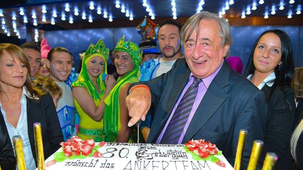 Richard Lugner wird 80: Geburtstagfeier im Circo Acquatico