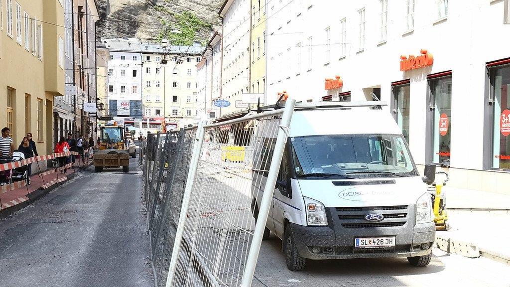 Baustelle in der Griesgasse
