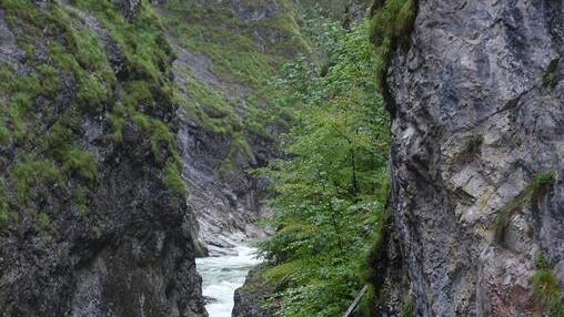 Großübung in der Lammerklamm