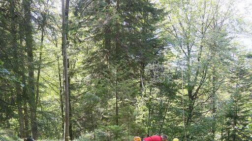 Wanderin stürzt auf Reiter Alpe in Bachbett