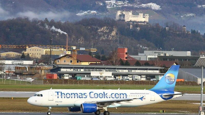 Anflug auf Salzburg