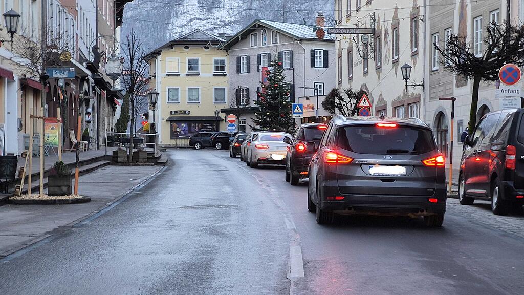 Stau in Golling