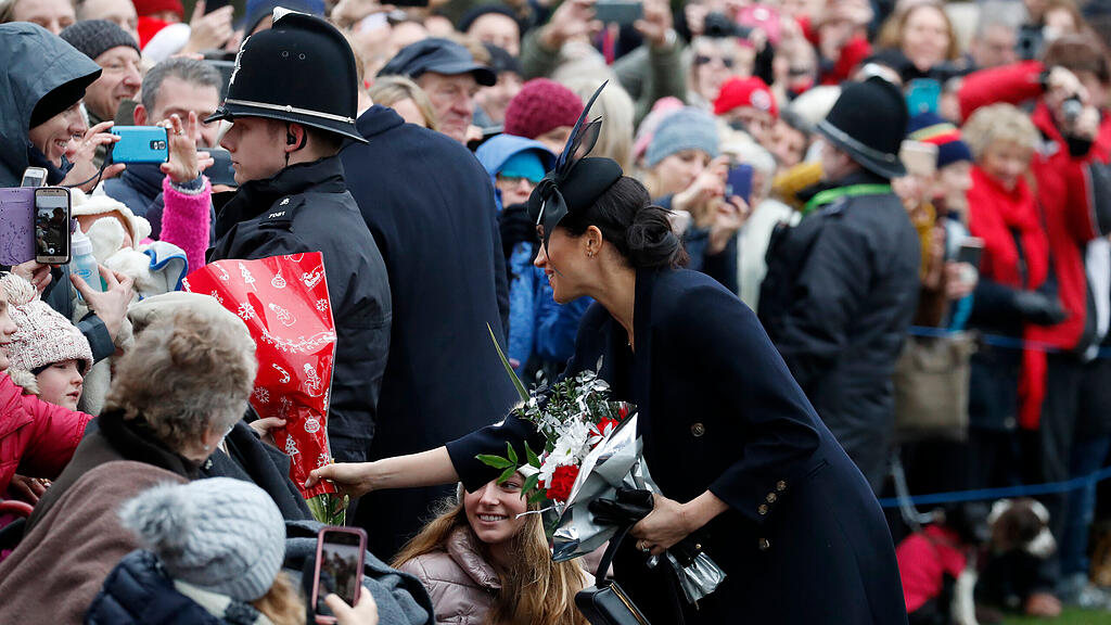 Royals auf Weg zum Weihnachtsgottesdienst