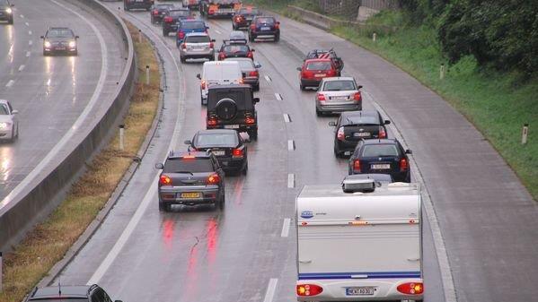 Staubilder auf der A10