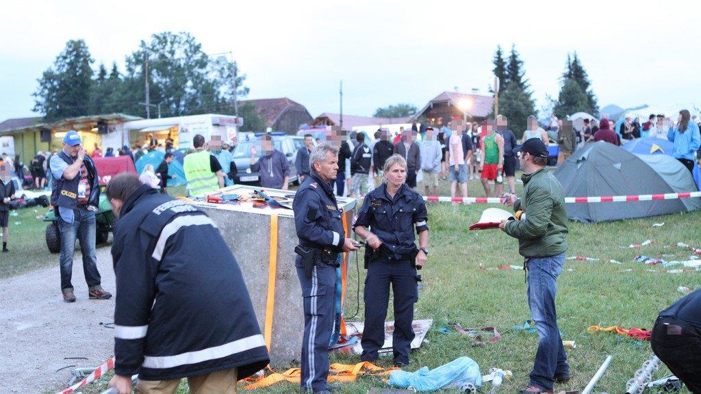 Tragisches Unglück am Salzburgring: Turm stürzt um I