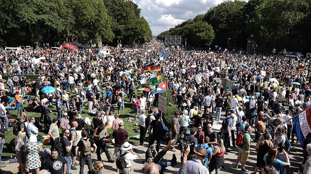 Demo gegen Corona-Maßnahmen Berlin