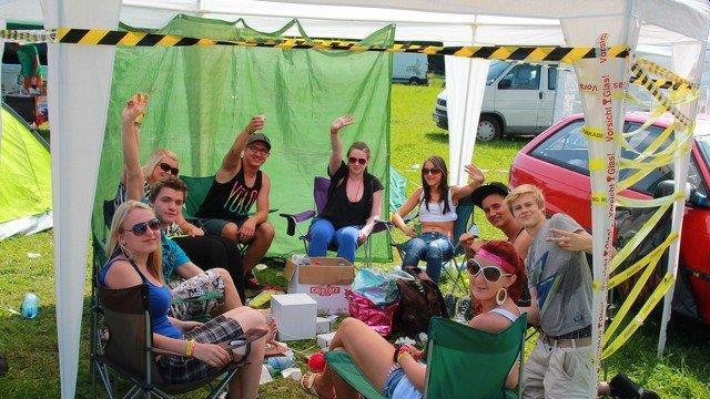 Electric Love: Campingplatz-Impressionen