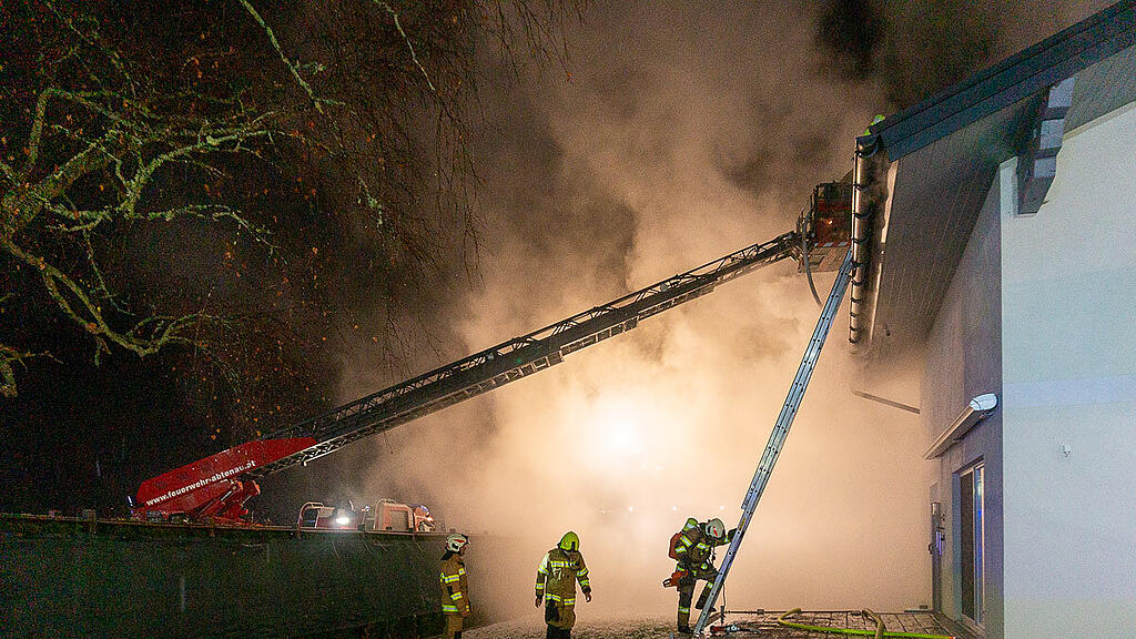 Großbrand in Annaberg-Lungötz