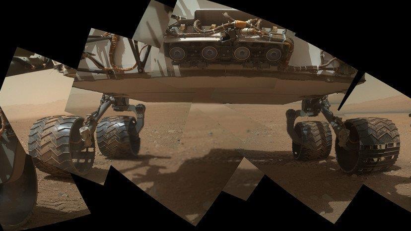 Aktuelle Bilder von Mars-Rover Curiosity