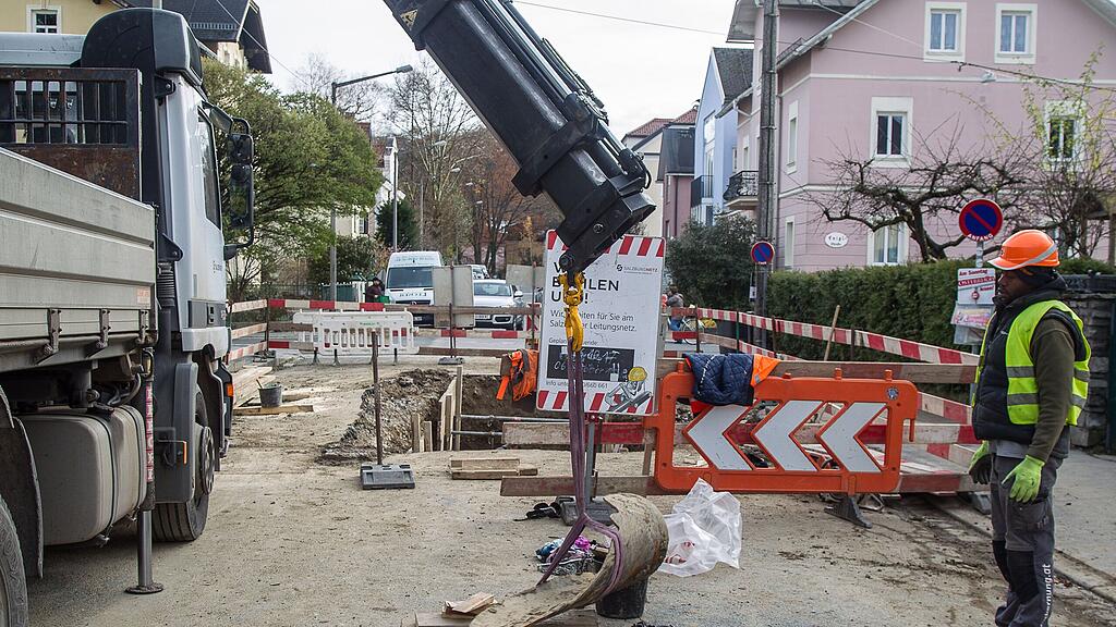Die Arbeiten in der Bayerhamerstraße dauern voraussichtlich noch bis Mittwoch.