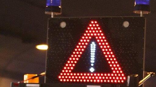 Crash im Lieferinger Tunnel